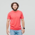 young man in t shirt on white background pyh2d94